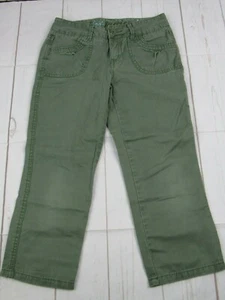 Justice Girls Green Jeans Size 10R - Picture 1 of 4