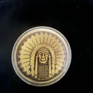 Chief Illiniwek Fighting Illini Acrylic Lapel Pin - Picture 1 of 3