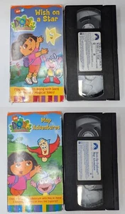 VHS: Dora The Explorer: Wish On A Star/Map Adventures: Nickelodeon Nick Jr - Picture 1 of 2