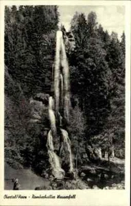 Motiv-Postkarte mit Wasserfall, Waterfall River Falls Oker Okertal Romkerhall - Picture 1 of 2