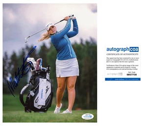 Matilda Castren signed photo 8x10 proof ACOA autographed LPGA Golfer - Bild 1 von 4