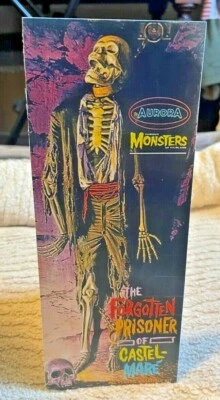 Forgotten Prisoner Aurora Model Kit Repro. Box Top Tabletop Standee 10.5X4.5 - Image 1 of 2