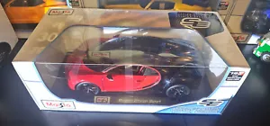 MAISTO 1:18 Scale - Bugatti Chiron Sport - Red Black - BRISB - FREE P&P - Picture 1 of 9