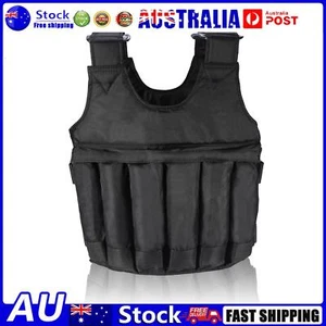 50KG Adjustable Weight Vest with Comfortable Widened Shoulder Straps - Picture 1 of 16