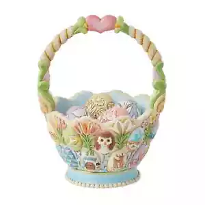 Jim Shore 20TH ANNUAL EASTER BASKET 6014433 EGGS-TRA SPECIAL EASTER BASKET New - Picture 1 of 4