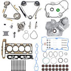 For GM 2.0L 2.4L Ecotec Timing Chain Kit VCT Selenoid Actuator Gear Oil Pump Set