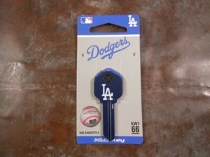 Licensed MLB LA Los Angeles Dodgers Baseball Team Blank House Key KWIKSET KW1 66 - Picture 1 of 3