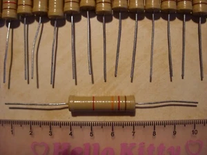 25 x Last Big Power Widerstand 12K 2% 5W 31x7mm Leistungswiderstand Metallfilm** - Bild 1 von 3