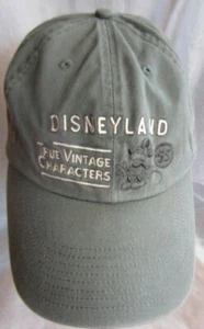 Disney Cap Adult Hat Mickey Hat Cotton Disneyland Adjustable Khaki Green - Picture 1 of 10