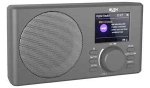 Bush Hampton FM Dab+ Bluetooth Portable Radio With LCD Display - Grey 4634908 N - Picture 1 of 3