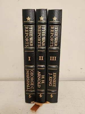 THE WAR REPORTS - Easton Press - Marshall, Arnold, King - WWII - Image 1 of 4