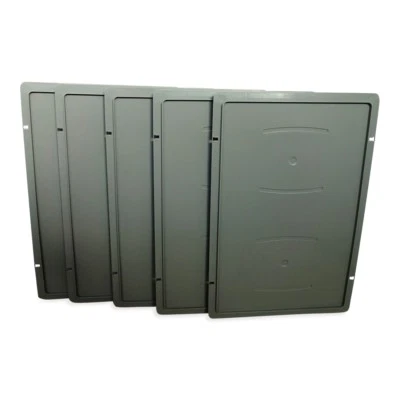 5 Stück Deckel für Metzgerkiste Fleischereikiste Eurokiste E1, E2, E3 grau NEU