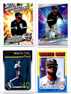 2024 Topps Stars of MLB Chrome #CSMLB-6 Luis Robert Jr. + 249, 487, HRC-9 LOT - Picture 1 of 2