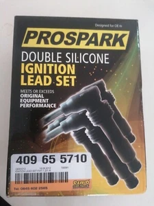 Pro Spark Double Silicone Ignition Lead Set - Fiat 1.2i/ Fiat 1.4i New - Picture 1 of 5