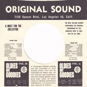 Original Sound BigBoppa Reproduction Company Record Sleeves (5 Pack) - Picture 1 of 1