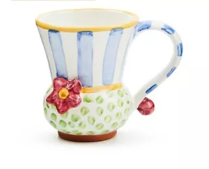 NEW Mackenzie-Childs APRIL Collectors Series Mug Edition Posy Power Ceramic Mug - Picture 1 of 3