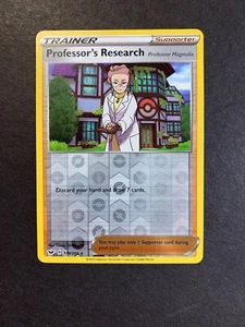 1x Professor's Research Reverse Holo Rare Pokemon Sword Shield 178/202 Trainer - Picture 1 of 1