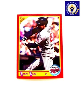 1990 Score Baseball Card #278 Randy Bush Minnesota Twins Right Field - Picture 1 of 2