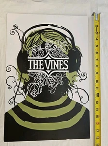 Póster The Vines Vision Valley 2 Caras Promo 2006 Original 12x18 RARO - Imagen 1 de 2