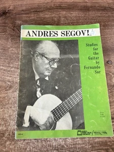 Andres Segovia Studies for the Guitar by Fernando Sor 1945 Vintage Paperback - Picture 1 of 6
