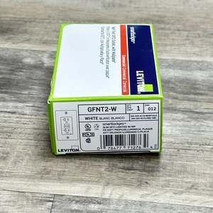 Leviton Commercial Self-Test Slim Presa GFCI (GFNT2-W) - Nuova scatola aperta - Foto 1 di 5