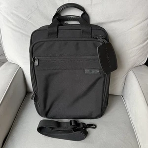 Briggs Riley Travelware Vert Mochila Maletín Bolso Convertible Balístico Limpio - Imagen 1 de 13