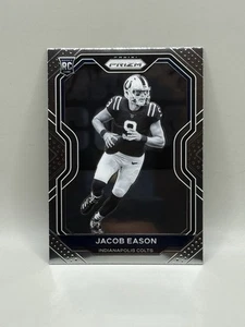 Jacob Eason 2020 Panini Prizm RC Variation #331 Black And White Negative NM B2 - Picture 1 of 6