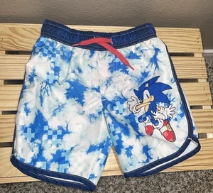 Boys' Sonic The Hedgehog Swim Trunks Size Xs - Picture 1 of 3