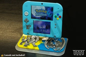 Acrylic Display Stand for Nintendo 2DS Pokémon Solgaleo and Lunala Edition - Picture 1 of 3