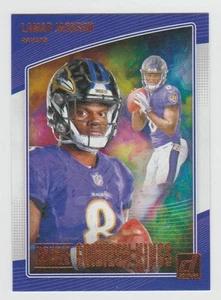 LAMAR JACKSON 2018 Donruss ROOKIE GRIDIRON KINGS #RGK-17 Sweet SP Insert RC - Picture 1 of 2