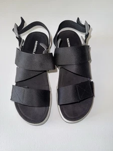 Merrell Sling-Sandalen schwarz Damen verstellbarer Riemen Komfort Outdoor-Schuhe Größe 7 US - Bild 1 von 5