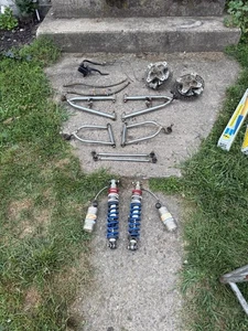 Yamaha Blaster Burgard A Arms With Hydraulic Break Set Up And Pep Shocks - Picture 1 of 24