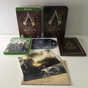 Assassin's Creed Unity Xbox One Bastille Collectors Edition Artbook Soundtrack - Picture 1 of 16