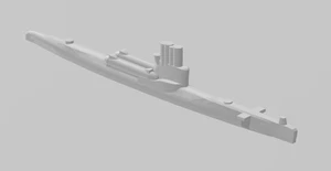Submarine - Whiskey Class - USSR - Soviet Navy - Wargaming - Axis and Allies - N - Picture 1 of 26
