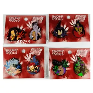 Juego completo de 4 imanes de grabado Shaman King Yoh Ren Horohoro Ryunosuke - Imagen 1 de 3