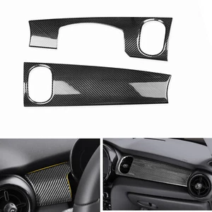 Real Carbon Fiber Instrument Panel Trim For Mini Cooper F55 F56 F57 2019-2022 co - Bild 1 von 8