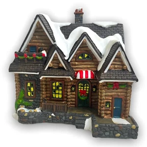 Banco de trabajo de Santa Navidad 2001 Hunter's Hideaway serie victoriana porcelana nuevo - Imagen 1 de 5