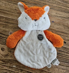 O.B. Designs Phoebe Fox Orange Plush Comforter Lovey Security Blanket - Foto 1 di 5