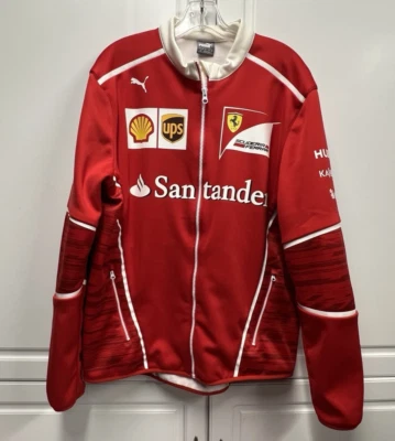 Scuderia Ferrari x Puma Red Jacket F1 Formula 1 Racing Team Santander - Large - Image 1 of 4