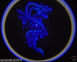 Car Shadow Ghost LED Light Dragon Blue Wireless Door Welcome for Camry DL271 - Foto 1 di 16