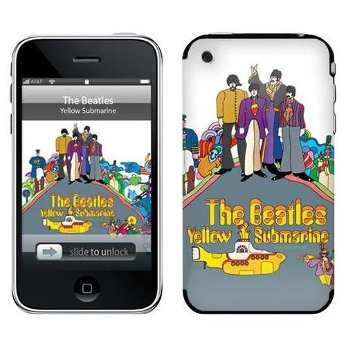The Beatles Yellow Submarine iPhone 3 3G 3GS 2G Skin NEW - Image 1 of 1