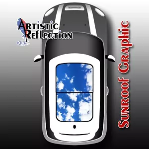 Clouds - Sunroof Graphic for MINI Cooper R50, R53, R56, R55, R60, F56 - Foto 1 di 2