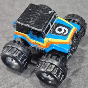 Micro Machines Monster Jeep Truck Galoob Vintage Blue #9 - Picture 1 of 8