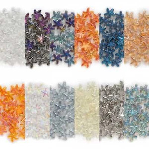 20 piezas Cuentas de vidrio de estrella de mar Joyería Cuentas artesanales Regalo Accesorios de costura - Imagen 1 de 18