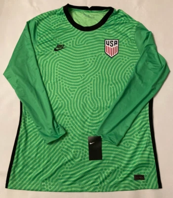 CAMISETA DE FÚTBOL VERDE PORTERO NIKE DRI-FIT PARA HOMBRE TALLA 2XL NUEVA CON ETIQUETAS CD8164-398 XXL Foto 1 de 4