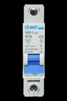 CHINT Kint 16 AMP CURVE B 6kA MCB UNTERBRECHUNGSSCHALTER NB1-63