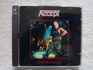 2 CD ACCEPT "Staying A Life" RCA ND 74720 EUROPE 1990 VG++ ° - Imagen 1 de 4