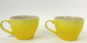 Le Creuset Gelb Ombre Bistrobecher Cappuccino Latte Tasse 14 Unzen Neu! Kostenloser Versand - Bild 1 von 8