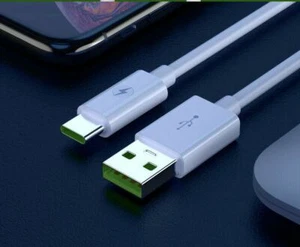 USB Type C 3.1 Cable For OPPO Oneplus vooc dash charger & Huawei Mate 20 pro - Picture 1 of 3