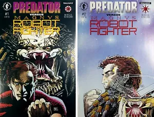 PREDATOR vs MAGNUS ROBOT FIGHTER #1 & #2 (1992) Dark Horse SET - Picture 1 of 6